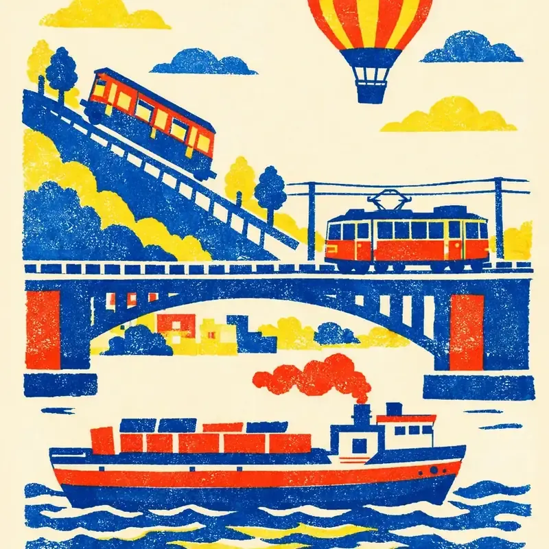 Illustration du thème les transports