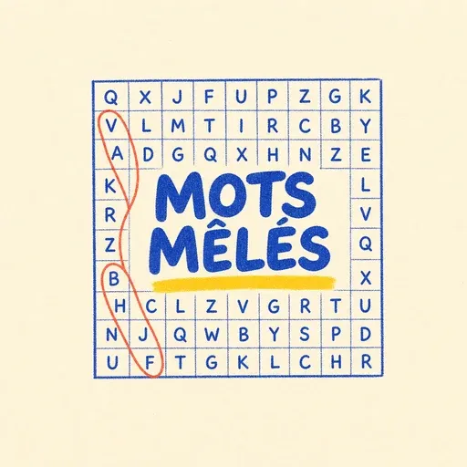 Logo Mots mêlés à imprimer